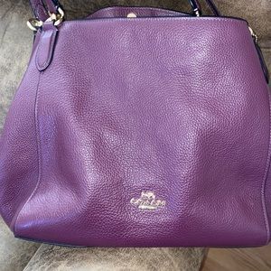 Beautiful Coach burgundy bag